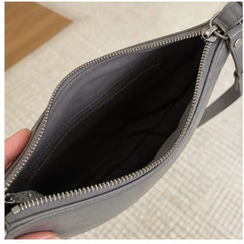 Olive Woven Crossbody Bag